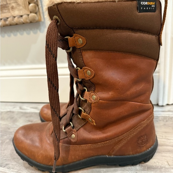 Timberland Women's Brown waterproof Boots size 9 - Picture 5 of 9
